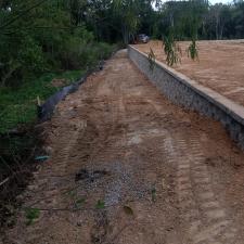 Retaining Wall Project for Land Developer on Highland Rd
